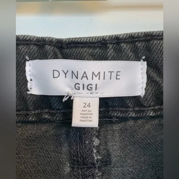 Black Denim Gigi Trousers from  Dynamite - Picture 3 of 3